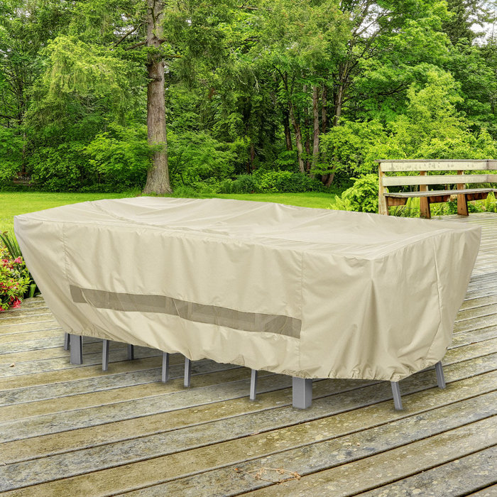 AnyWeather Water Resistant Patio Dining Set Cover & Reviews Wayfair